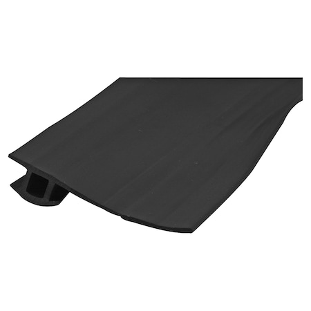 Prime-Line 7/8 in. to 1-3/8 in. x 7 ft. Black Vinyl Sliding Screen Door Weatherstrip Single Pack PL 14696